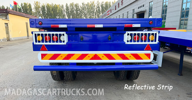 3 Axle 40ft Flatbed Container Trailer for Sale Price in Antananarivo Madagascar