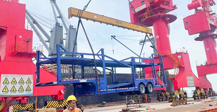 2 Axle Car Carrier Trailer | Car Transport trailer for Sale in Madagascar