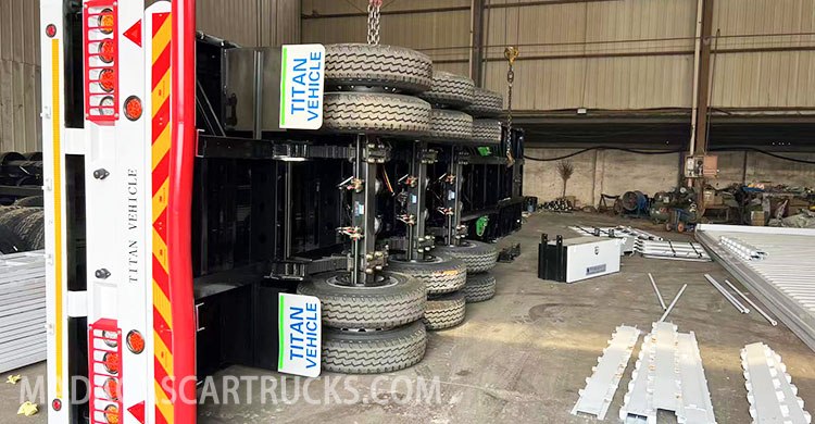 3 Axle Side Wall Grain Trailer for Sale in Madagascar