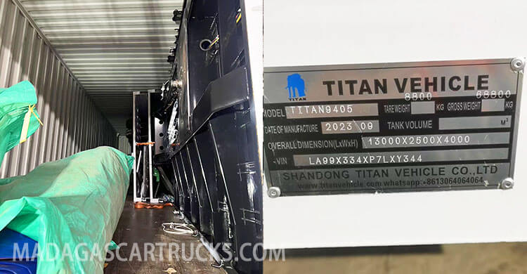 3 Axle Side Wall Grain Trailer for Sale in Madagascar