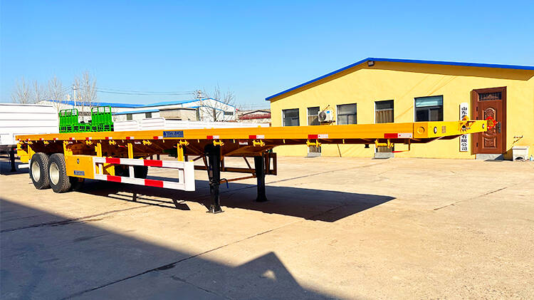2 Axle 40 Ft Flat Deck Trailer for Sale Near Me in Toamasina