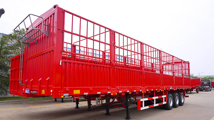3 Axle Fence Cargo Semi Trailer for Sale Manufacture in Madagascar