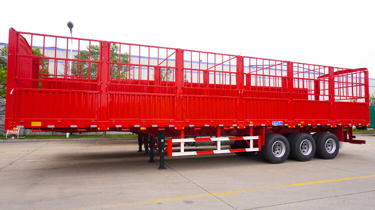 3 Axle Fence Cargo Semi Trailer for Sale Manufacture in Madagascar
