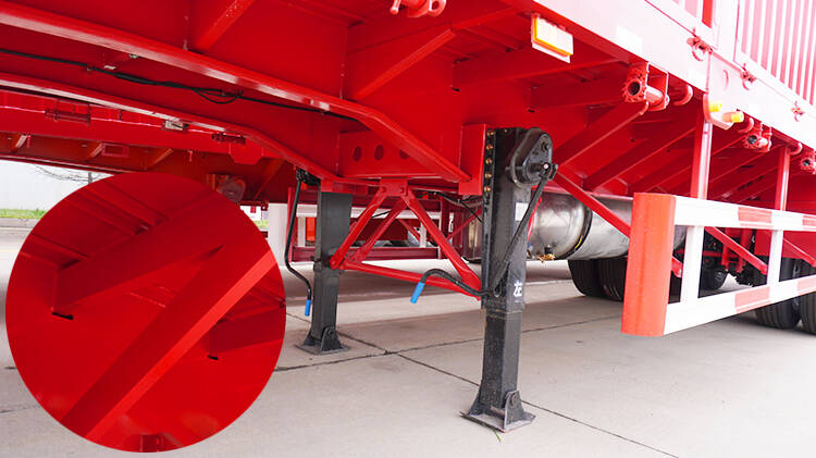 3 Axle Fence Cargo Semi Trailer for Sale Manufacture in Madagascar