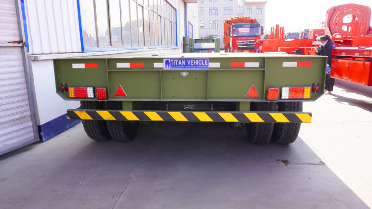 4 Axle 100t Lowboy Trailer for Sale in Toamasina Madagascar