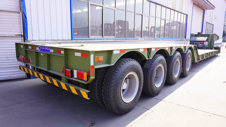 4 Axle 100t Lowboy Trailer for Sale in Toamasina Madagascar