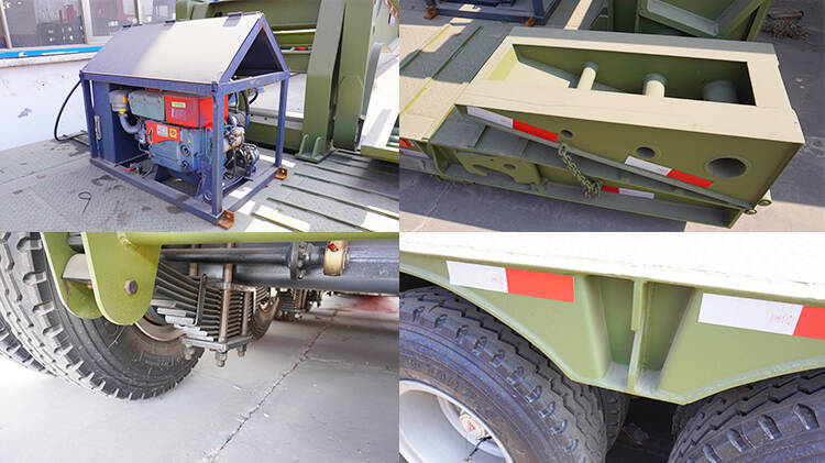 4 Axle 100t Lowboy Trailer for Sale in Toamasina Madagascar