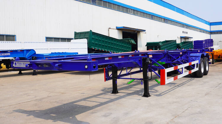 2 Axle Skeleton Semi Trailer for Sale in Madagascar