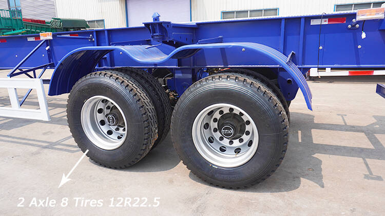 2 Axle Skeleton Semi Trailer for Sale in Madagascar
