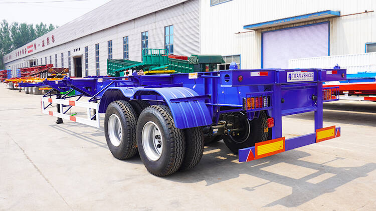 2 Axle Skeleton Semi Trailer for Sale in Madagascar