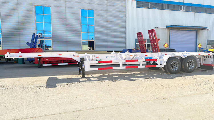 2 Axle 40ft Container Skeletal Trailer for Sale in Madagascar
