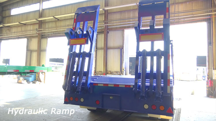 CIMC 4 Axle 100ton Lowbed Truck for Sale in Madagascar | CIMC Trailer
