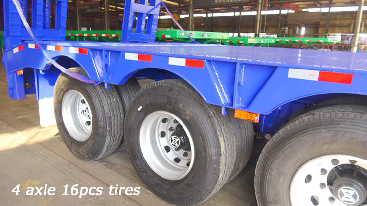 CIMC 4 Axle 100ton Lowbed Truck for Sale in Madagascar | CIMC Trailer