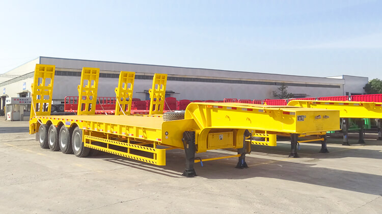 CIMC 4 Axle Lowbed Trailer Truck for Sale Price in Madagascar