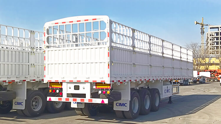 CIMC 3 Axle Fence Trailer for Sale in Madagascar