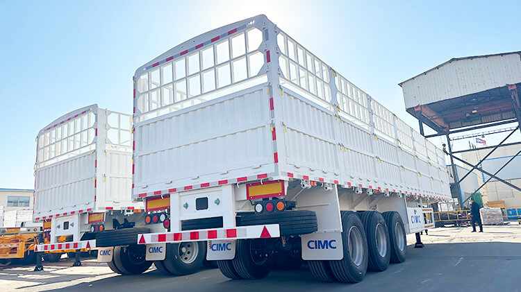 CIMC 3 Axle Fence Trailer for Sale in Madagascar