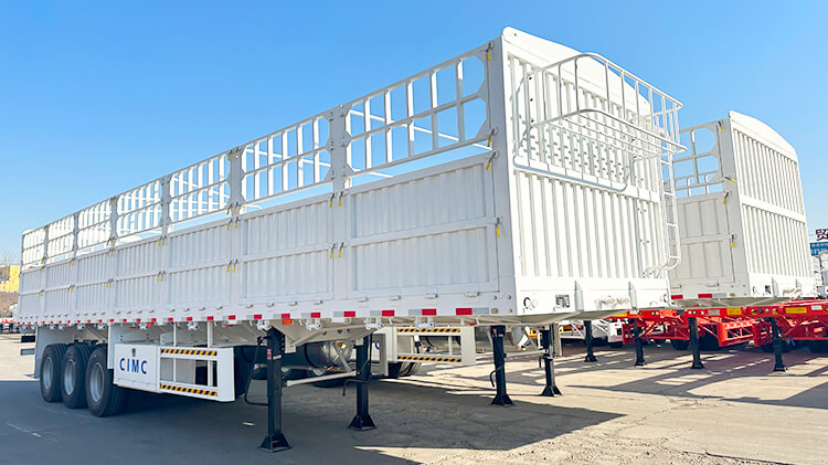 CIMC 3 Axle Fence Trailer for Sale in Madagascar