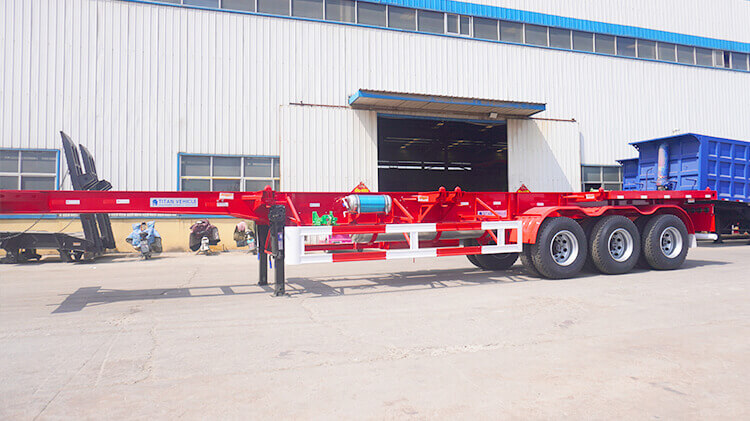 40ft 3 Axle Semi Trailer | Skeleton Trailer | Container Trailer for Sale in Madagascar