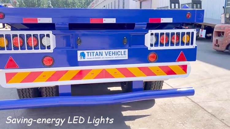 3 Axle 40ft Flatbed Trailer for Sale in Madagascar