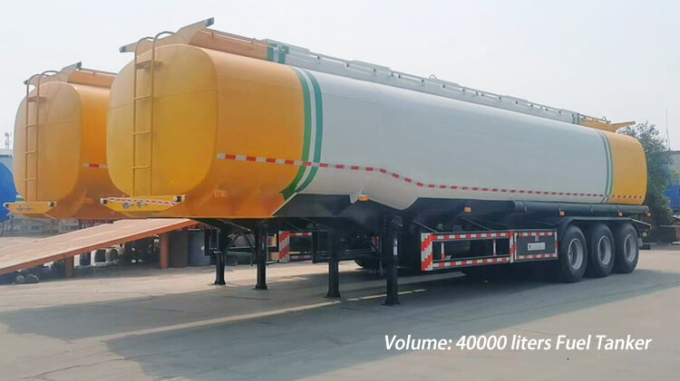 40000 Liters Petrol Tanker | Semi Tanker Trailer for Sale in Madagascar