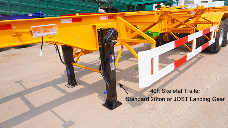 3 Axle 40ft Container Skeletal Semi Trailer | Skel Trailer for Sale in Madagascar