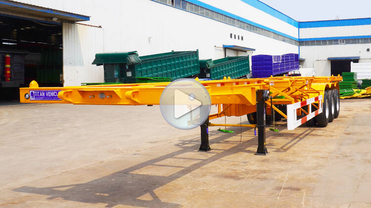 3 Axle 40ft Container Skeletal Semi Trailer | Skel Trailer for Sale in Madagascar