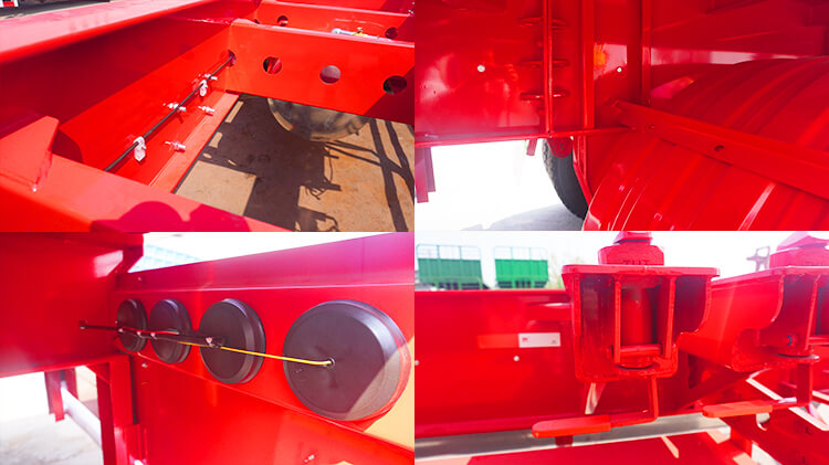 40ft 3 Axle Semi Trailer | Skeleton Trailer | Container Trailer for Sale in Madagascar
