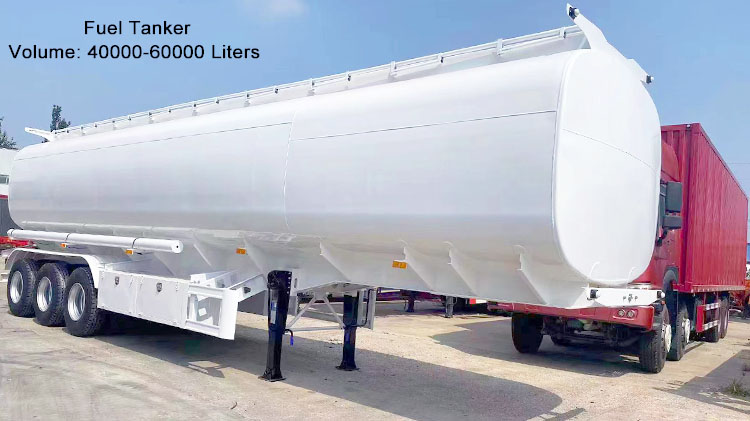 Fuel Tanker Price - 45000 Liters Semi Trailer Fuel Tank for Sale in Madagascar