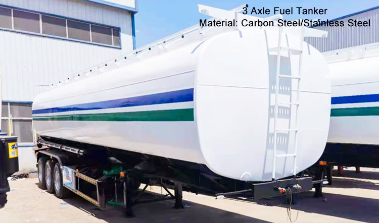 45000 Liters 3 Compartments Oil Tanker Semi Trailer for Sale in Madagascar