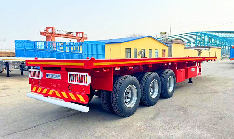 40 Ft Flatbed Semi Trailer | Flat Bed Trailer for Sale in Madagascar