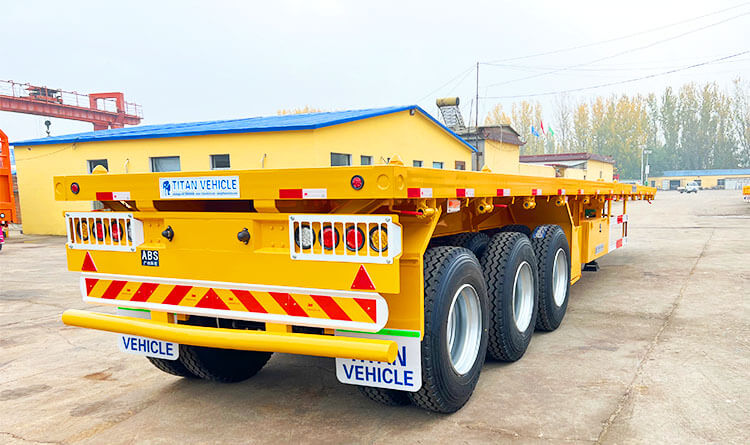 Semi Flatbed Trailer Trucks | Flatbed Truck Trailer for Sale in Madagascar