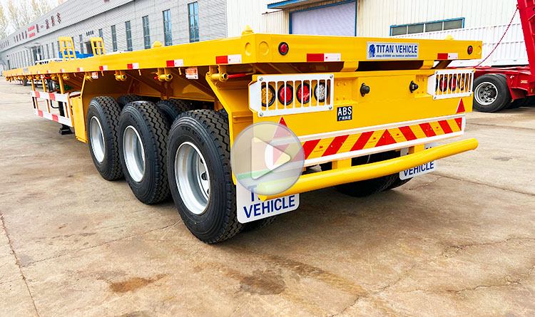 Semi Flatbed Trailer Trucks | Flatbed Truck Trailer for Sale in Madagascar