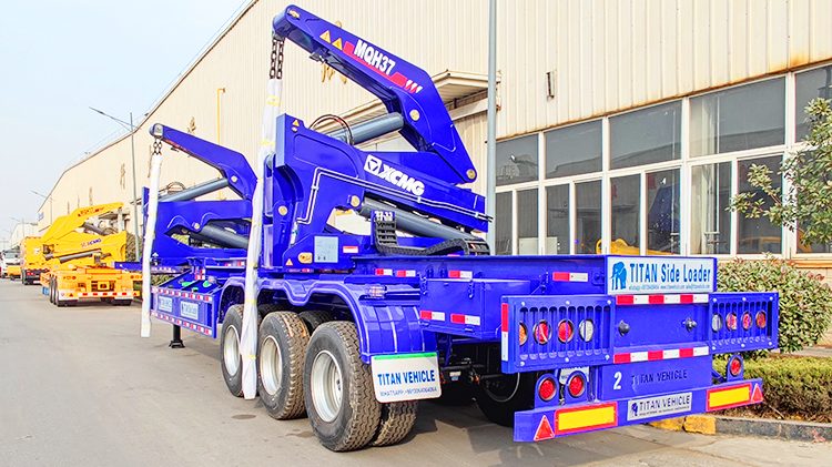 3 Axle 40 Ft Container Side Lifter Trailer for Sale in Madagascar