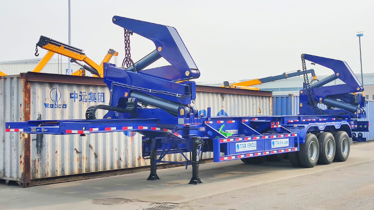 3 Axle 40 Ft Container Side Loader Trailer for Sale in Madagascar