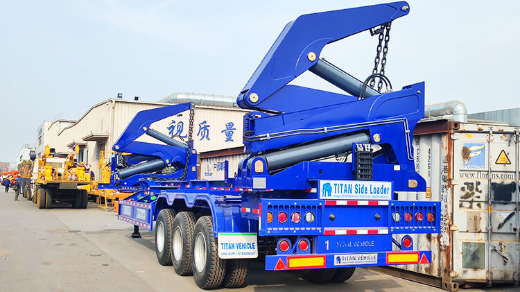 3 Axle 40 Ft Container Side Loader Trailer for Sale in Madagascar