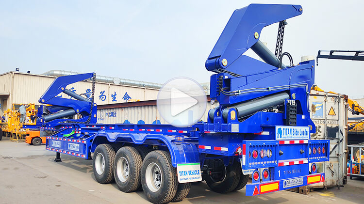 3 Axle 40 Ft Container Side Loader Trailer for Sale in Madagascar