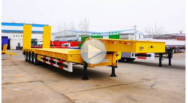 4 Axle 40ft Lowbed Trailer